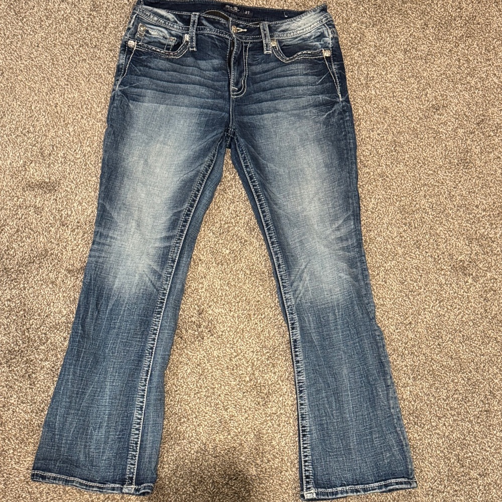 Miss Me Dark Blue Boot Cut Jeans